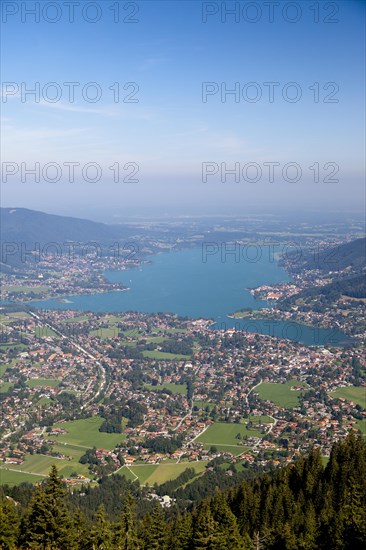 Tegernsee lake with Bad Wiessee