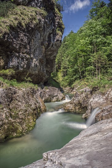 Weissbachschlucht canyon at the Alpine Road