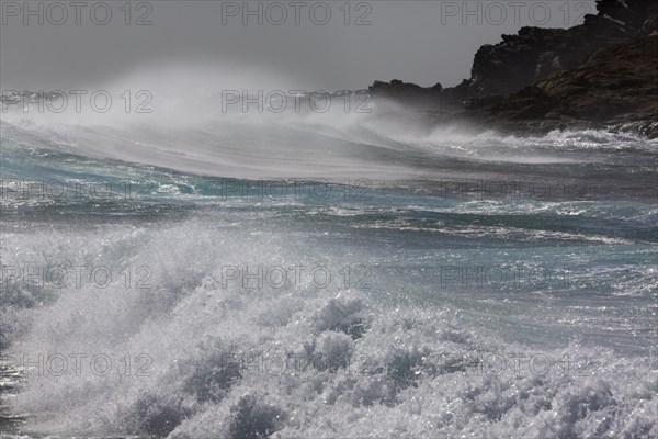 Surf during a storm