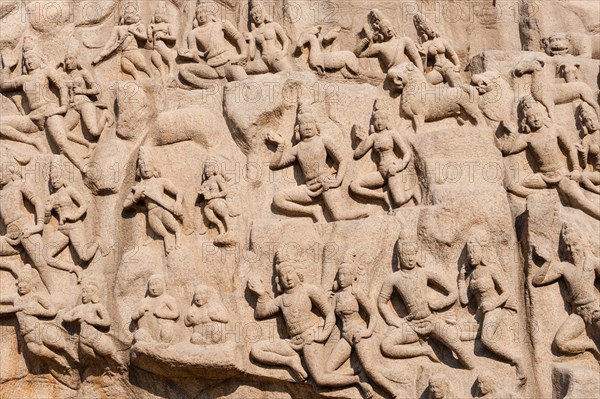 Bas-relief Descent of the Ganges