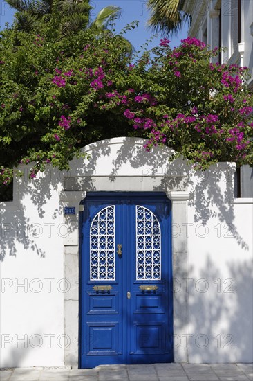 Door and Bougainvillea in the old town of Bodrum