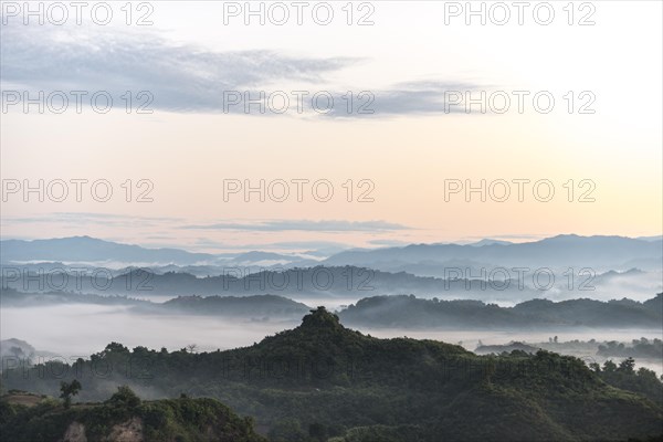 Landscape with mist