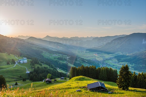 Brixen Valley at sunrise
