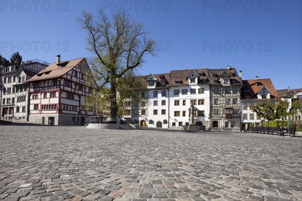 Gallusplatz square in the old town
