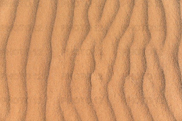 Wave pattern in the sand