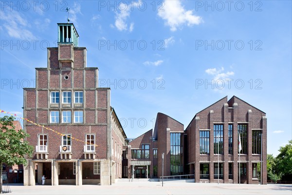 Old and new town hall