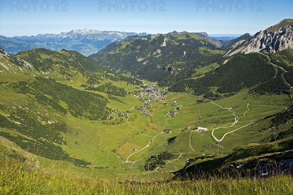 High mountain valley of Malbun