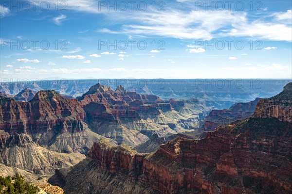 View of canyon landscape from Bright Angel Viewpoint