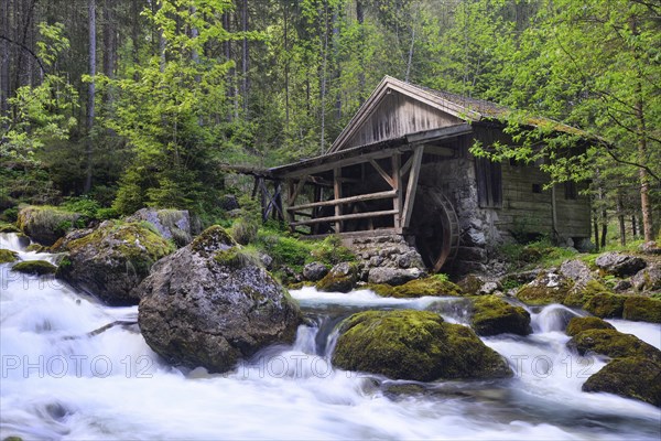 HIstoric mill near Golling Waterfall