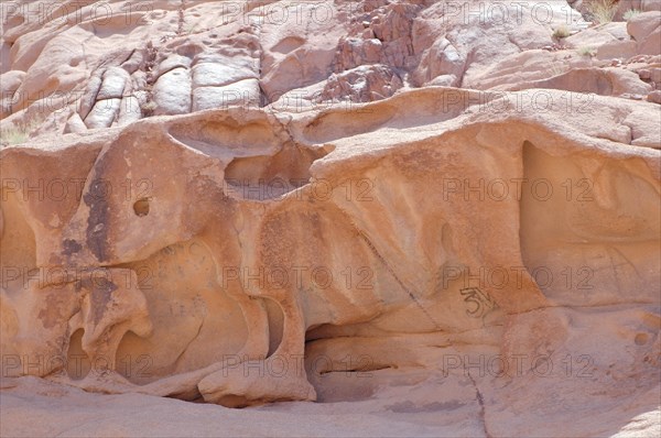 Rock formation next to Saint Catherine's Monastery