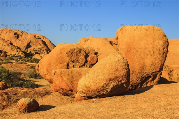 Rock formations in the evening light