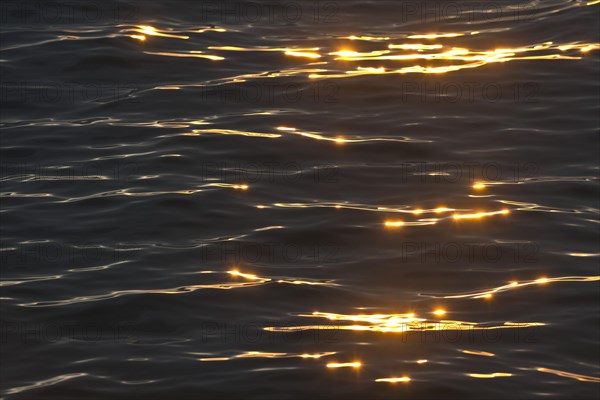 Evening light on the sea