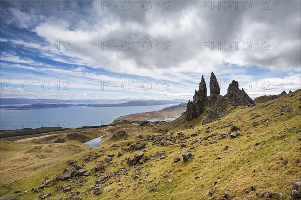 Bizarre rock formation