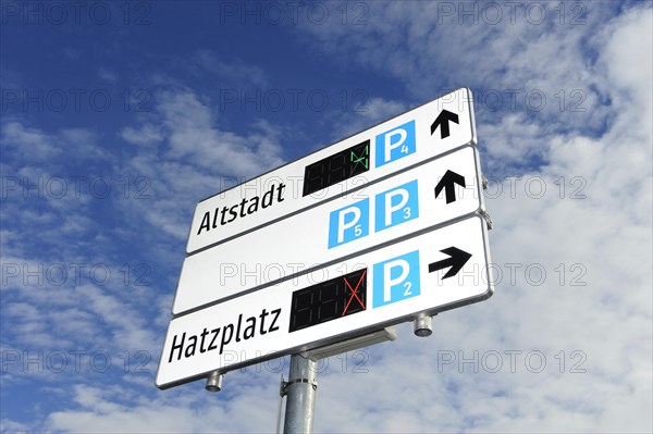 Electronic parking guidance system