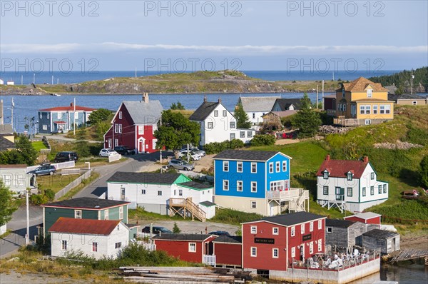 Colorful wooden houses