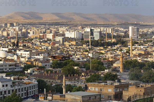 View across the historic centre of Sanliurfa