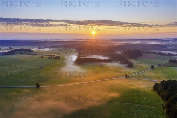 Sunrise at Dietramszell