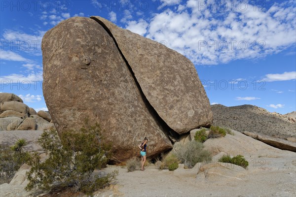 Woman at Split Rock