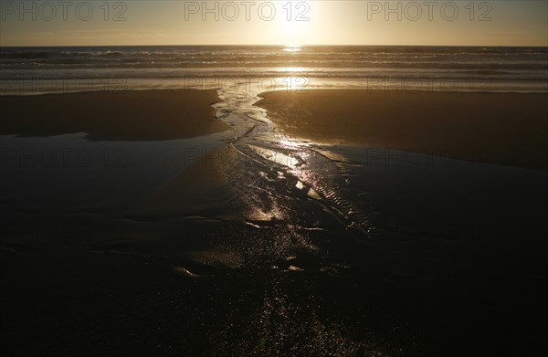 Sunset on the Portuguese Atlantic coast