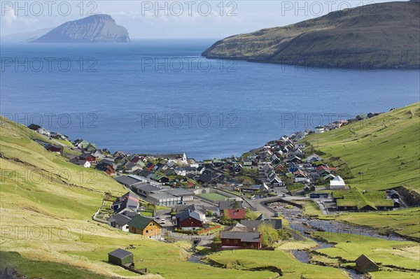 View of the village of Kvivik