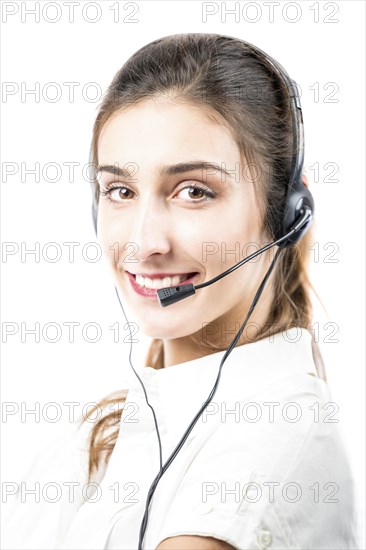 Support phone operator in headset