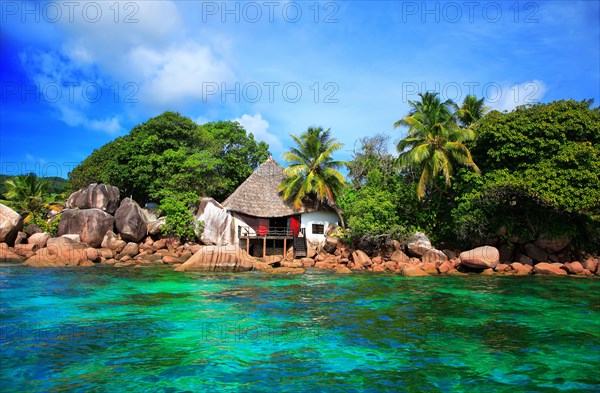 House on the coast of Chauve Souris Island