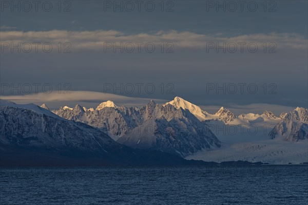 Mountains and glaciers