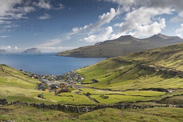 View of the village of Kvivik