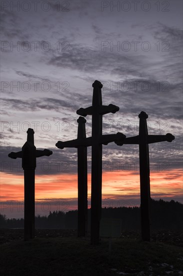 Plague crosses near Emmingen ab Eck