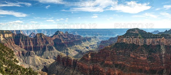 View of canyon landscape from Bright Angel Viewpoint