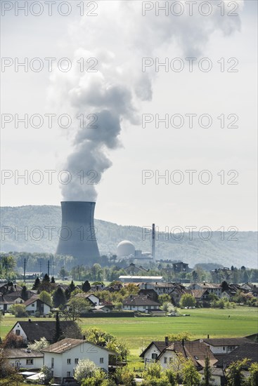 Leibstadt Nuclear Power Plant and village