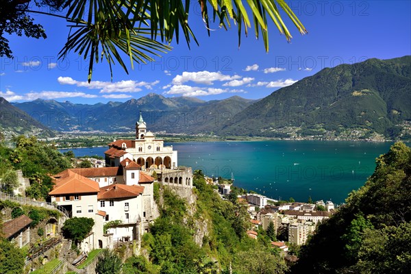 Pilgrimage church of Madonna del Sasso at Lago Maggiore