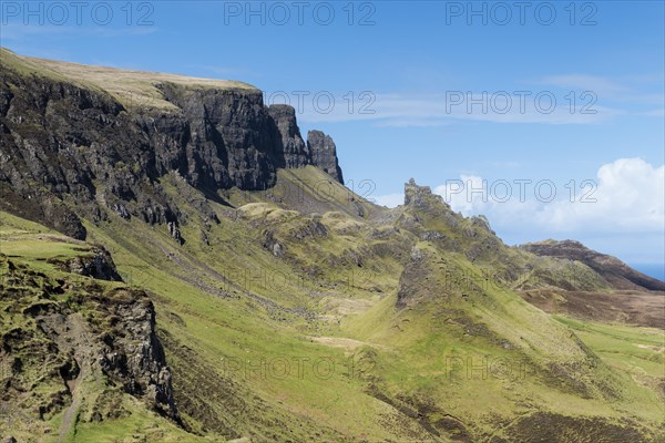 Rocky landscape of Quiraing