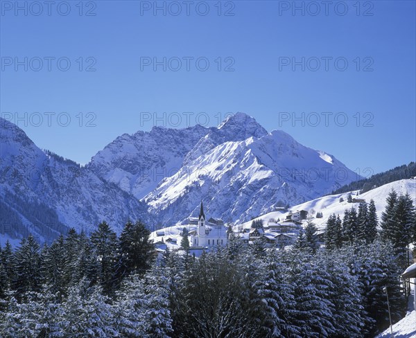 Townscape of Hirschegg