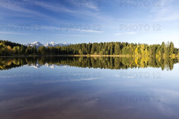 Hegratsrieder See lake on an autumn morning