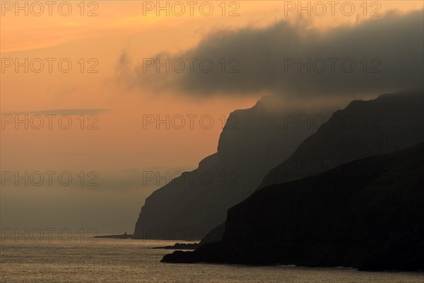 West coast in the evening light