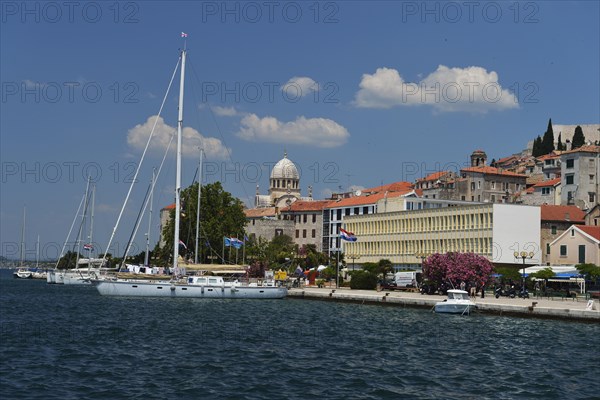 Lakeside promenade with the Cathedral of St. James