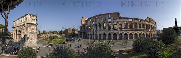 Colosseum and Arch of Constantine