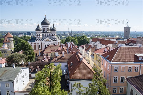 Upper town with Alexander Nevski Cathedral