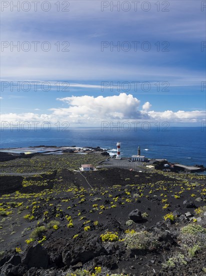 New and old lighthouse at Faro de Fuencaliente