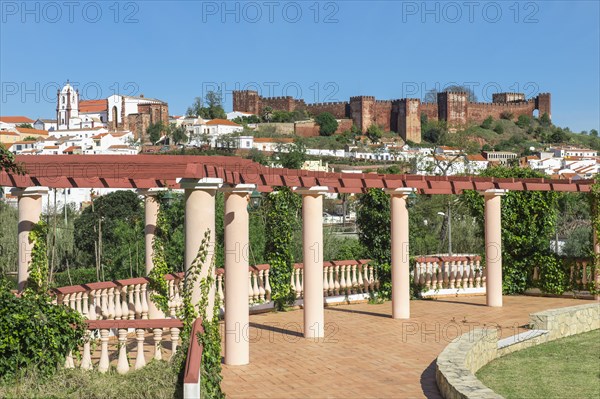 Cityscape with the Moorish castle and the cathedral