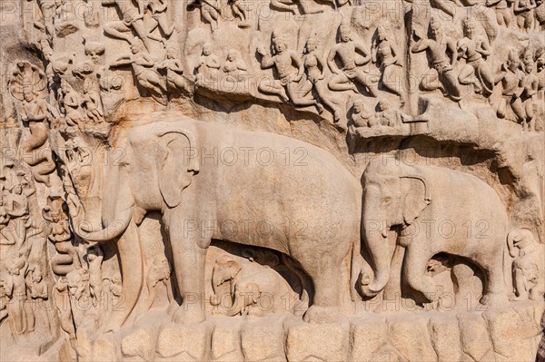 Bas-relief Descent of the Ganges