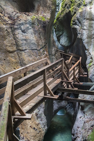 Boardwalk in the Seisenbergklamm