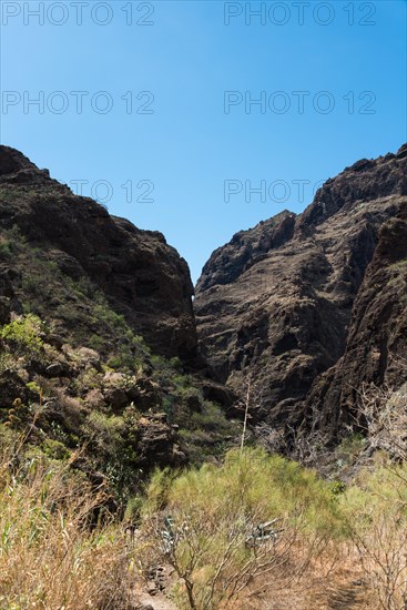 Cliff in the Masca Gorge