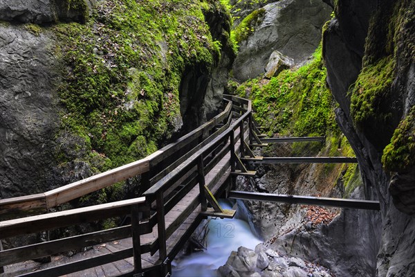 Boardwalk in the Seisenbergklamm