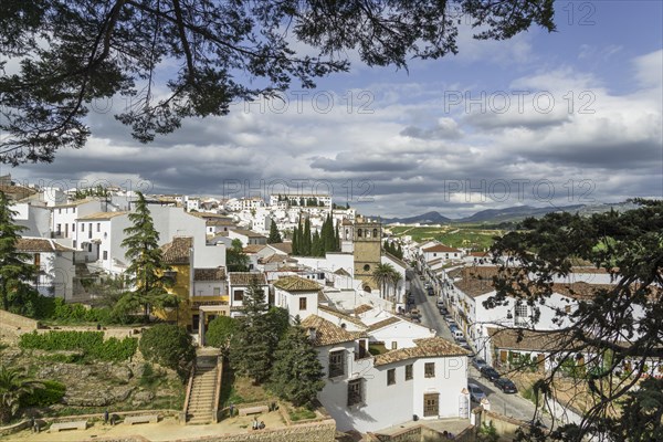 Townscape with the church Iglesia Padre Jesus