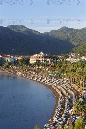 Beach of Icmeler near Marmaris