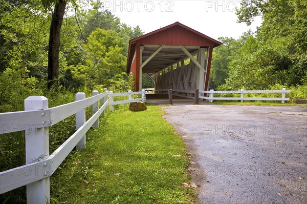 Historic Everett Road Covered Bridge
