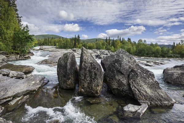 Rapids of the Kamajokk River