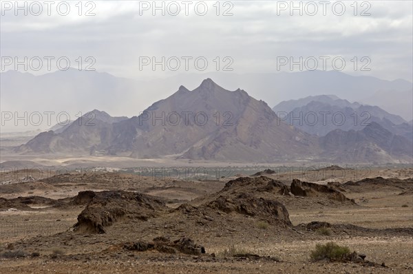 Lunar landscape with no vegetation in the Richtersveld National Park